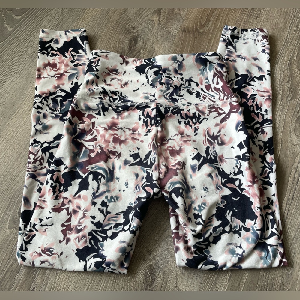 Balance Collection Small Los Angeles Mauve & Blue Buttery Soft Leggings